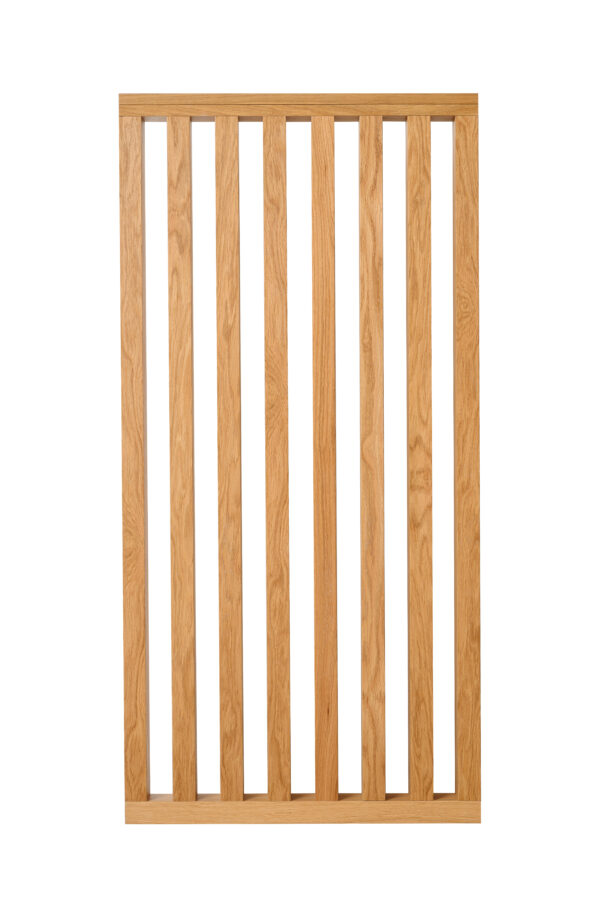 Ažūrinė sienelė iš 40 mm pločio x 60 mm gylio tašelių, su 40 mm tarpu - Image 2